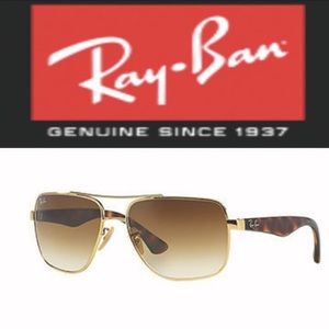 Ray-Ban Mens brown/tortoise gradient sunglasses